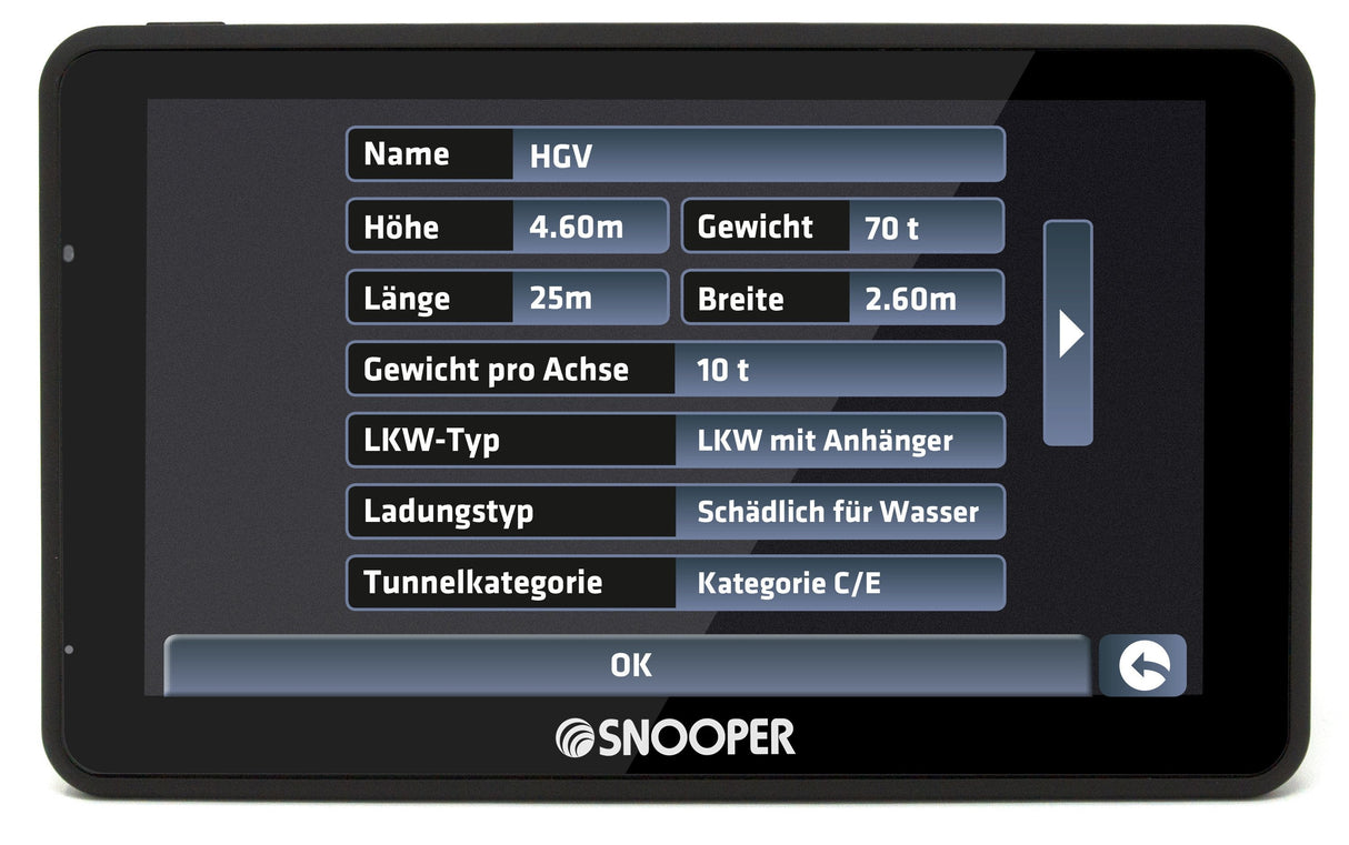 EAN 5019896690115 - Snooper PRO S6900 LKW navegador Fijo 17,8 cm (7") LCD Pantalla táctil 322 g Negro imagen 9