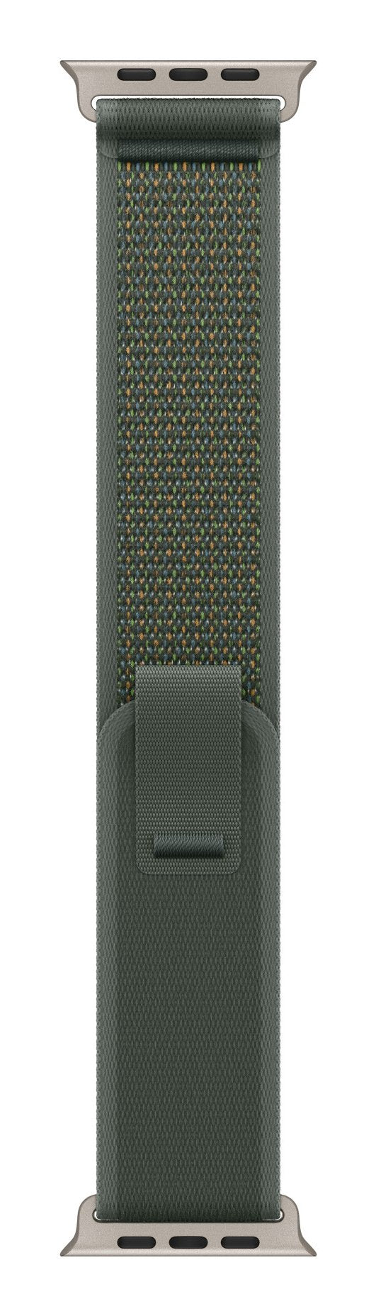 Apple 49mm Green Trail Loop - S/M - Natural Titanium Finish