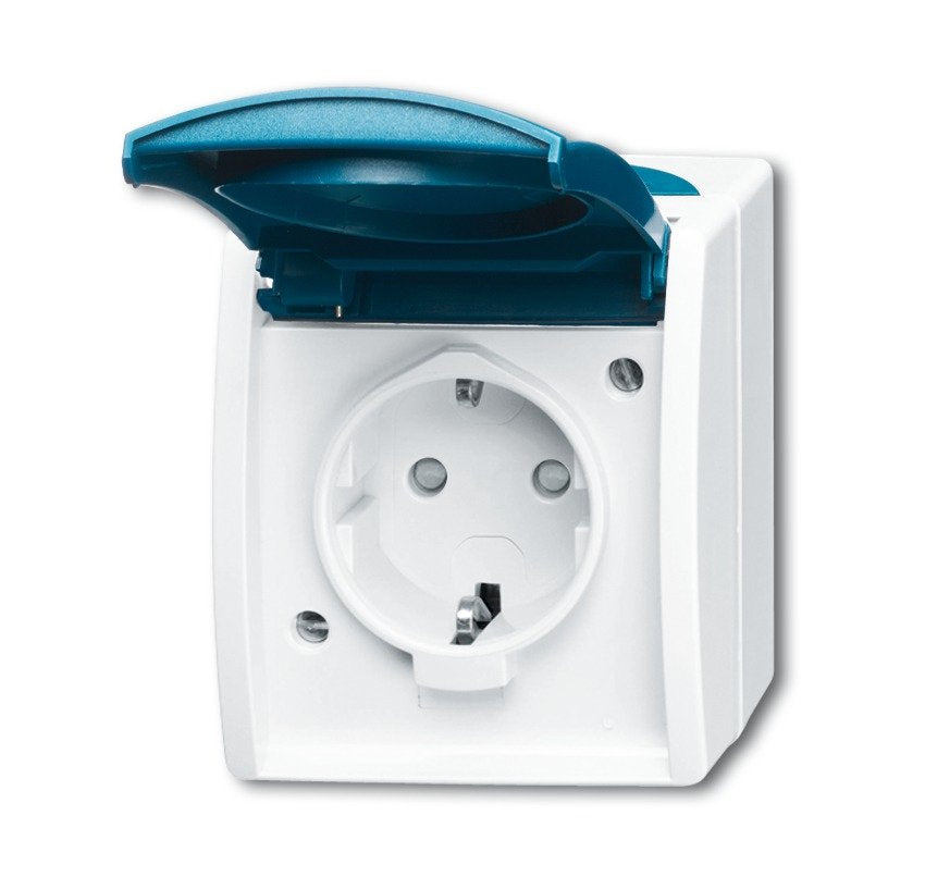 Busch Jaeger Toma De Corriente 20 Ebw-53 Ocean Gris/Azul Verdoso
