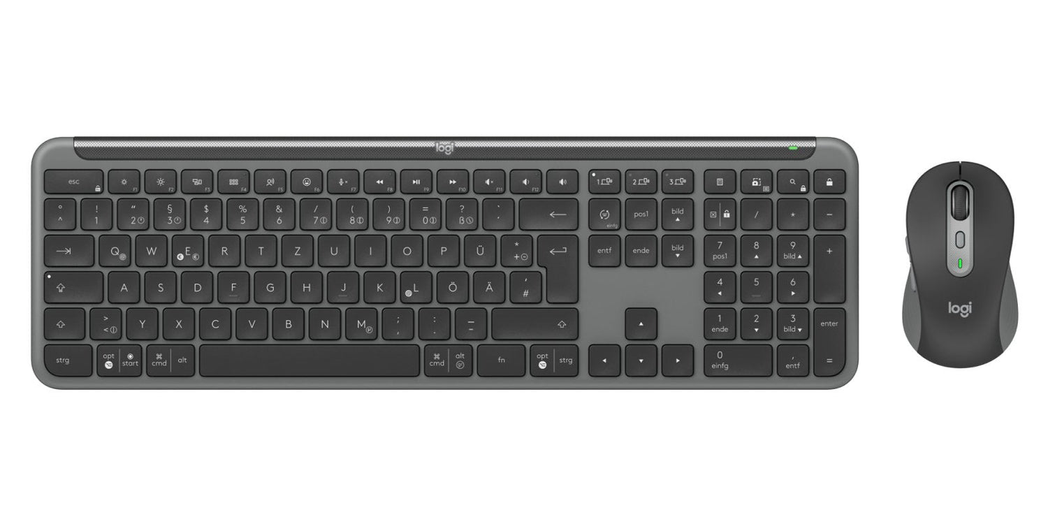 EAN 5099206119383 - Logitech 920-012504 teclado Ratón incluido Oficina RF Wireless + Bluetooth QWERTZ Alemán Grafito imagen 3