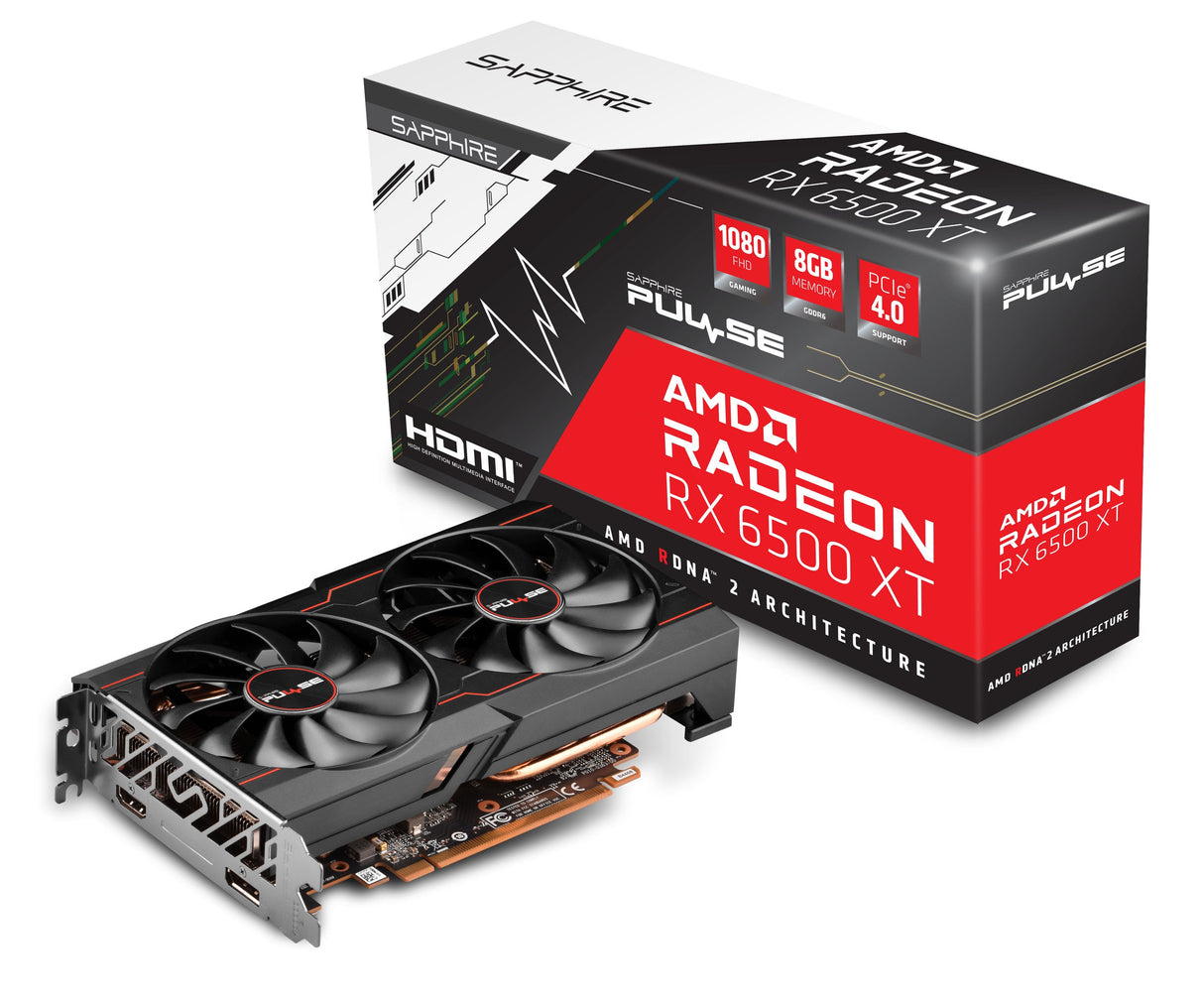 EAN 4895106295551 - Sapphire PULSE Radeon RX 6500 XT AMD 8 GB GDDR6 imagen 7