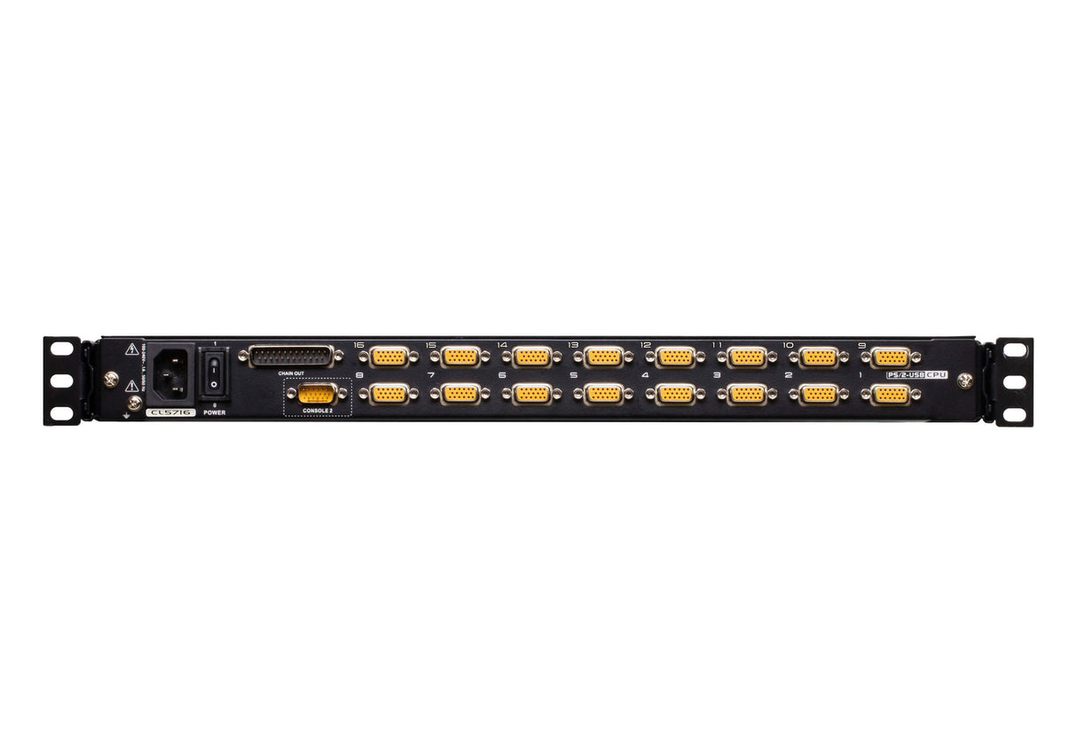 16 Port 17" Lcd Kvmp Switch Usb Port Integrated