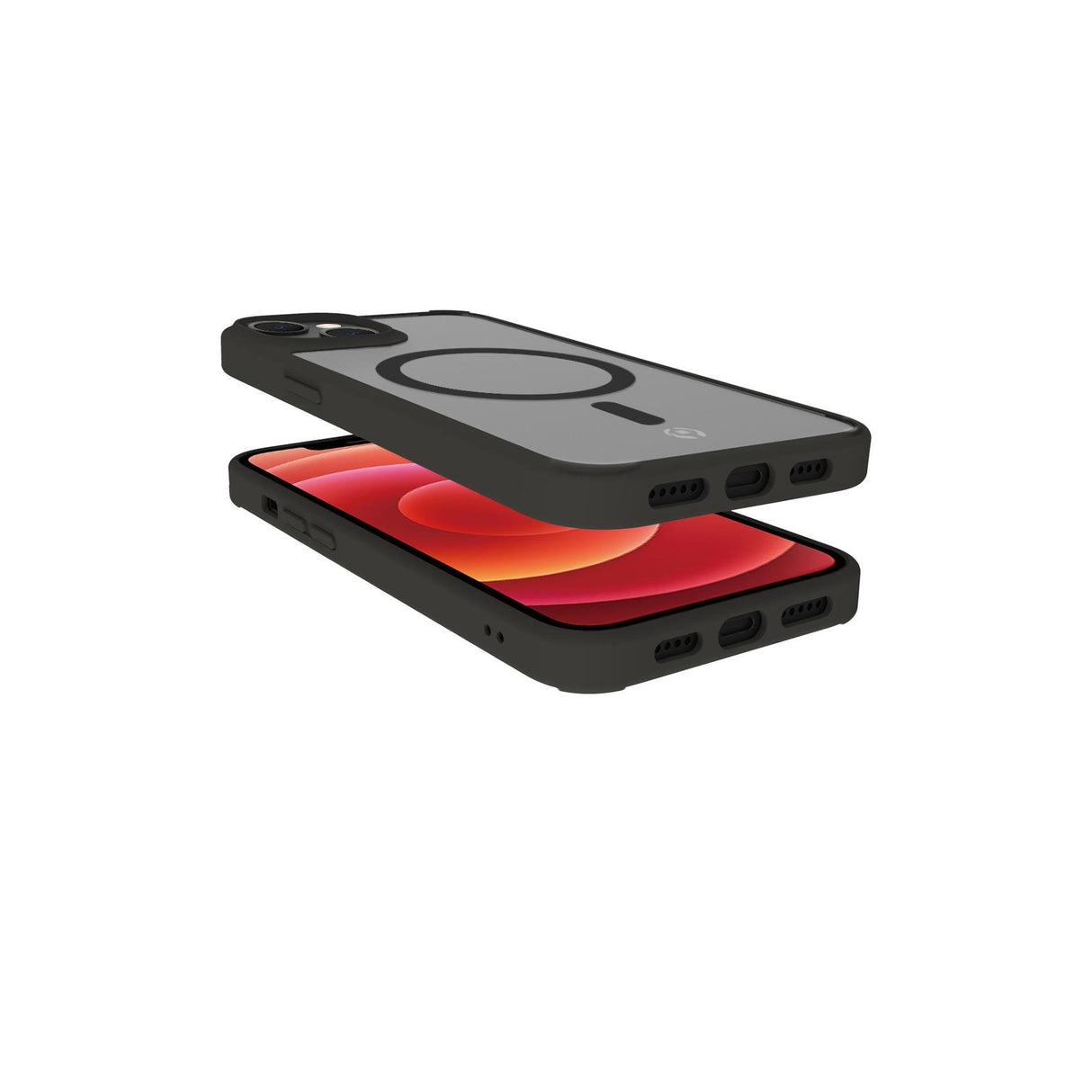 EAN 8021735197621 - Celly Magmatt funda para teléfono móvil 15,5 cm (6.1") Negro, Transparente imagen 4