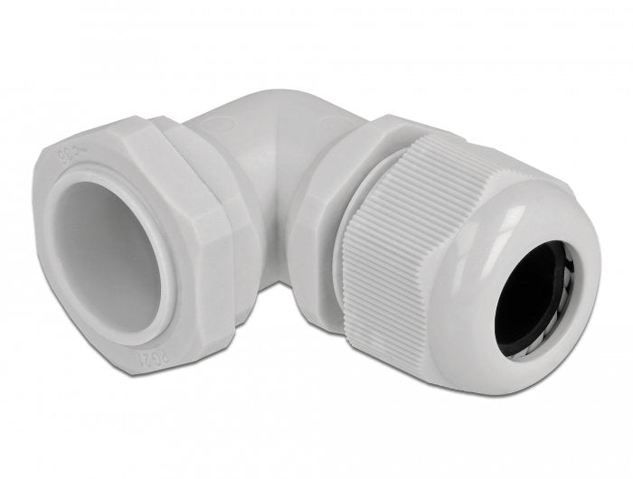 Delock Prensaestopas 90° Angulado Pg21 Gris