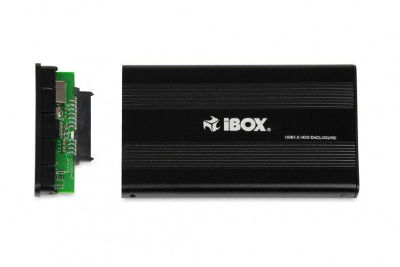I-Box Caja Externa Usb 2.0 Para Disco Duro 2.5" (Hdd) Negro Hd-01