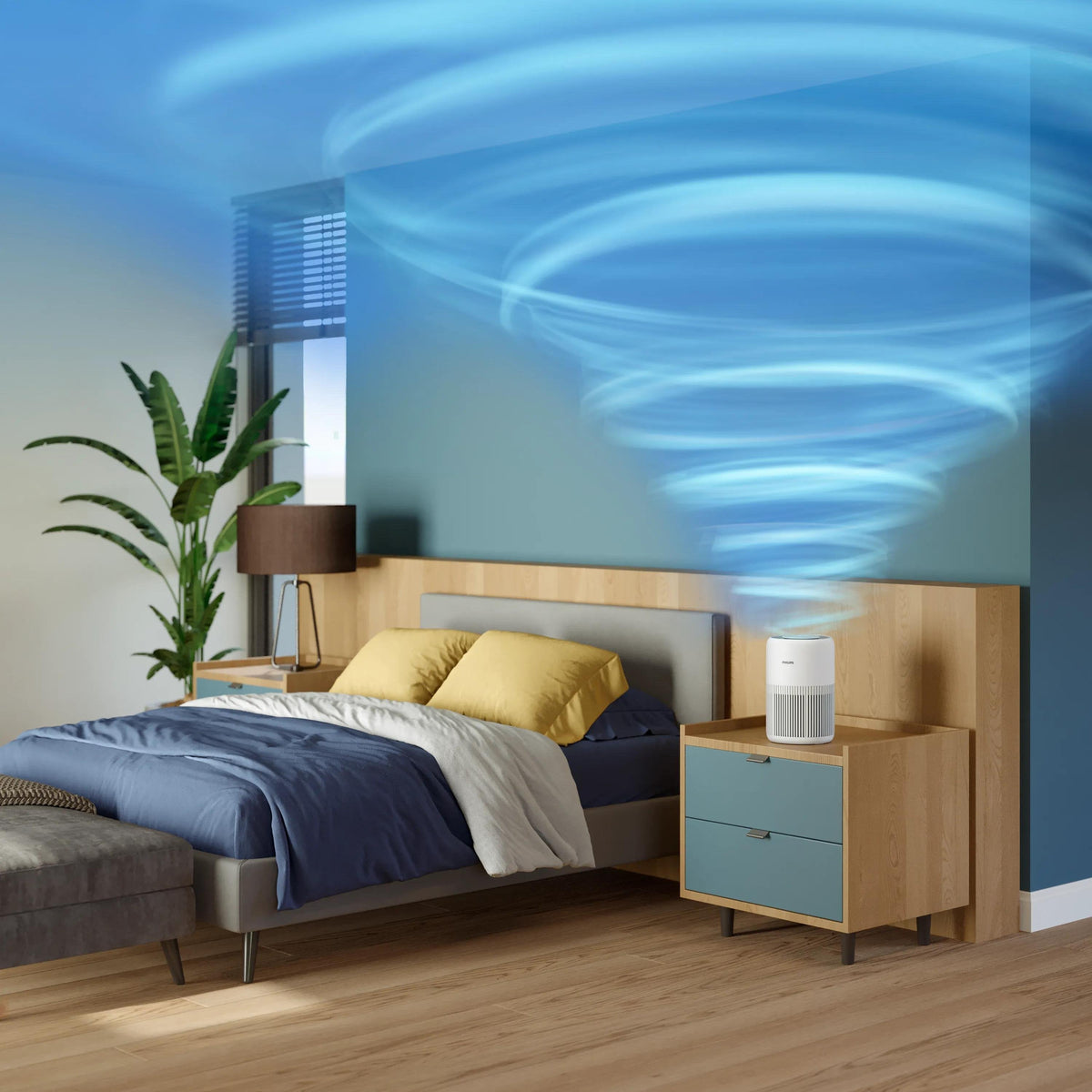 Philips - Pureprotect Mini 900 Series Air Purifier (Ac0950 10)