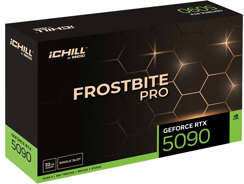 Rtx 5090 32gb Inno3d Ichill Frostbite Pro Gddr7 3 Fan