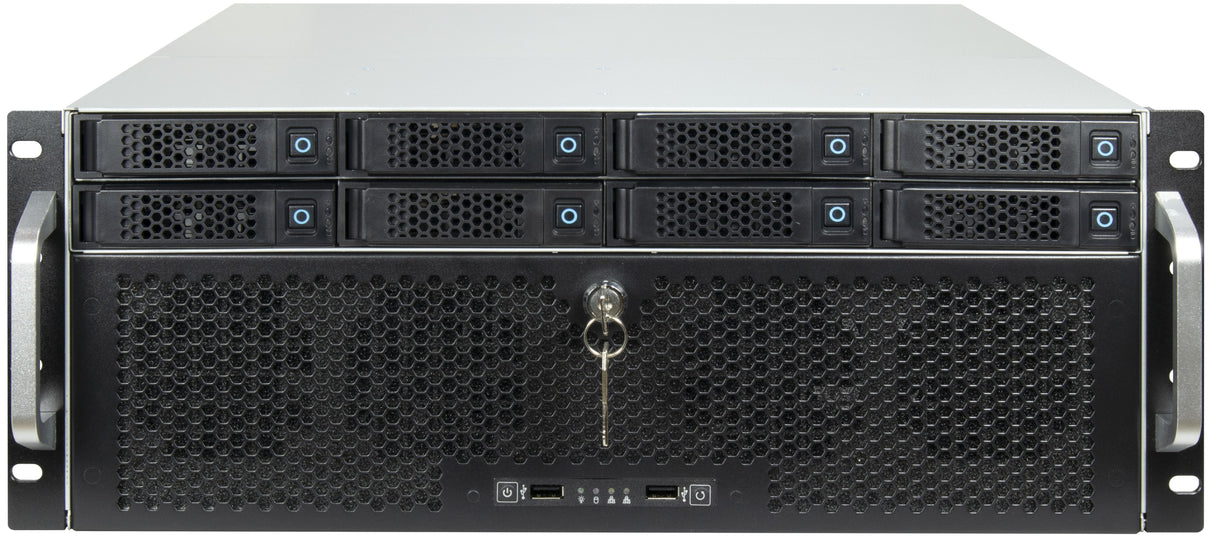 EAN 4260455648356 - Inter-Tech 4U-4708 Estante Negro imagen 2