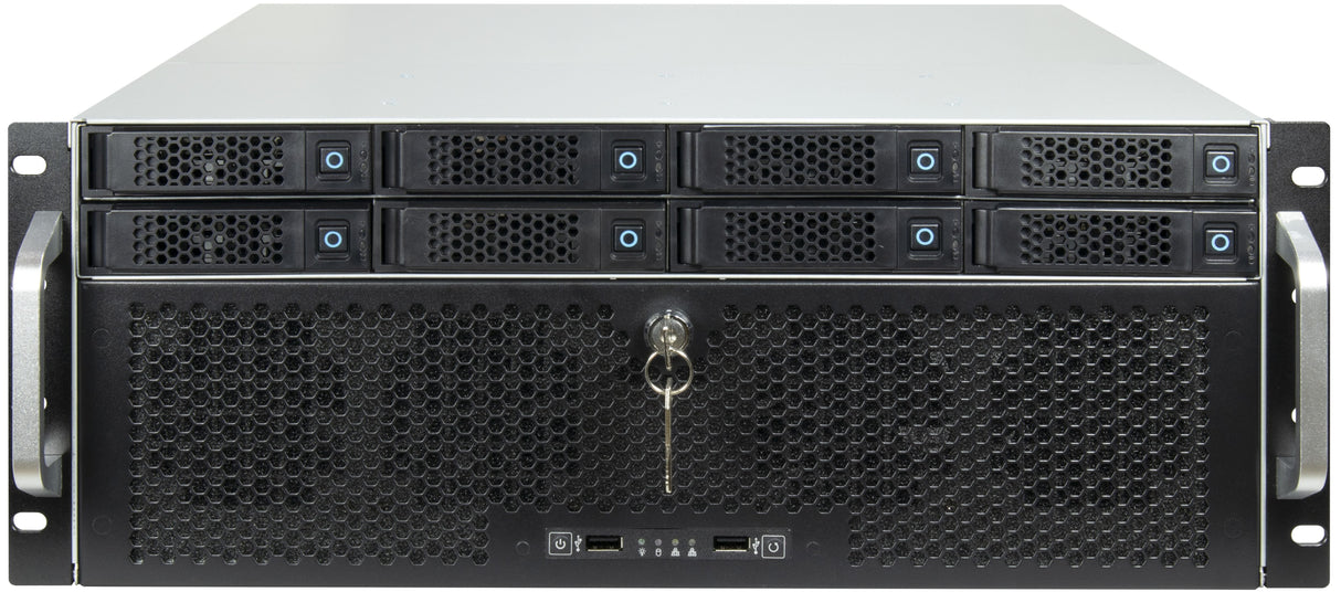EAN 4260455648356 - Inter-Tech 4U-4708 Estante Negro imagen 2