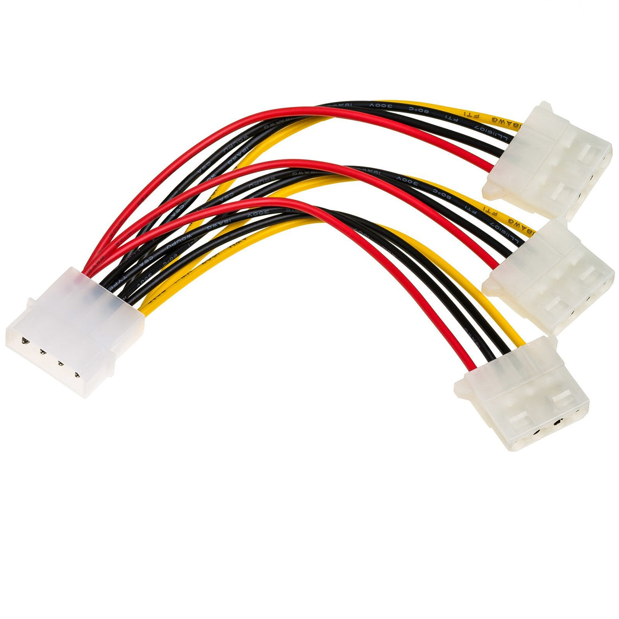 Adaptador Akyga Molex / 3x Molex 15cm Ak-Ca-40