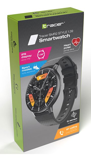 EAN 5907512872178 - Tracer SMR2 Style 3,53 cm (1.39") IPS 46 mm Digital 360 x 360 Pixeles Pantalla táctil Negro imagen 9