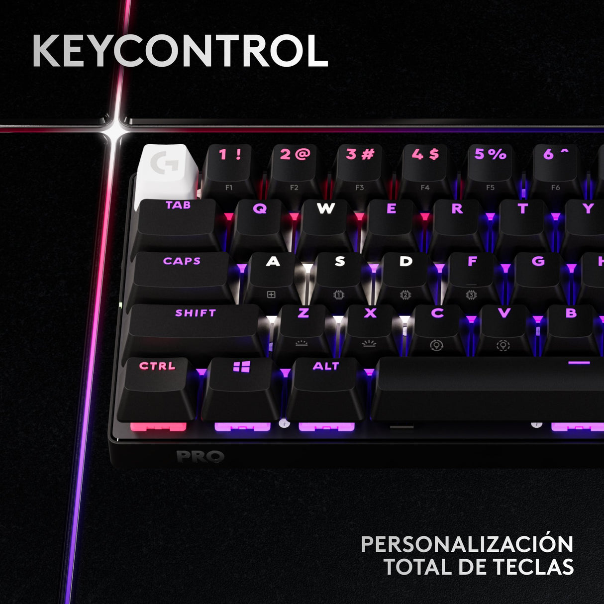 EAN 5099206112858 - Logitech G PRO X 60 teclado Juego RF Wireless + Bluetooth QWERTY Internacional de EE.UU. Negro imagen 11