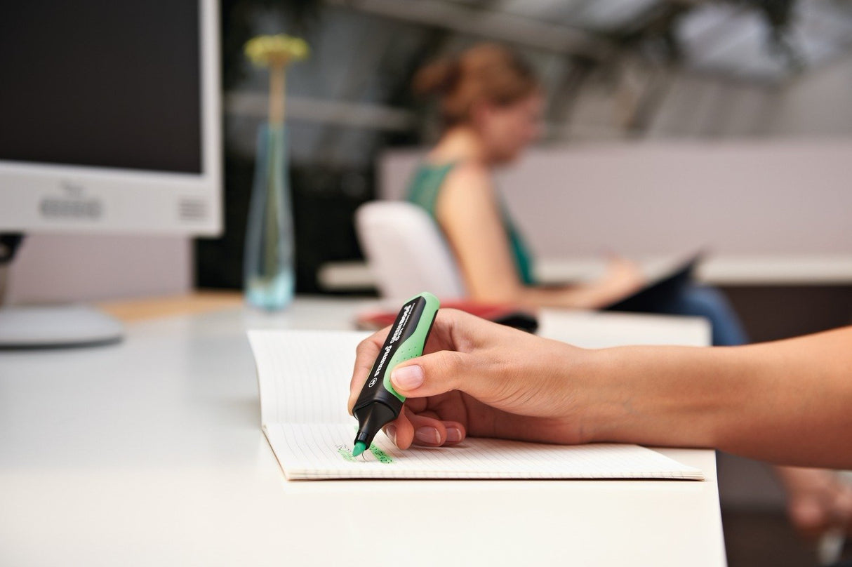 EAN 4006381436854 - STABILO GREEN BOSS marcador 4 pieza(s) Punta de cincel Verde, Naranja, Rosa, Amarillo imagen 4