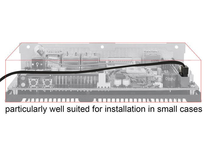 EAN 4043619838394 - DeLOCK 0.2m 2xSATAIII cable de SATA 0,2 m Negro imagen 4