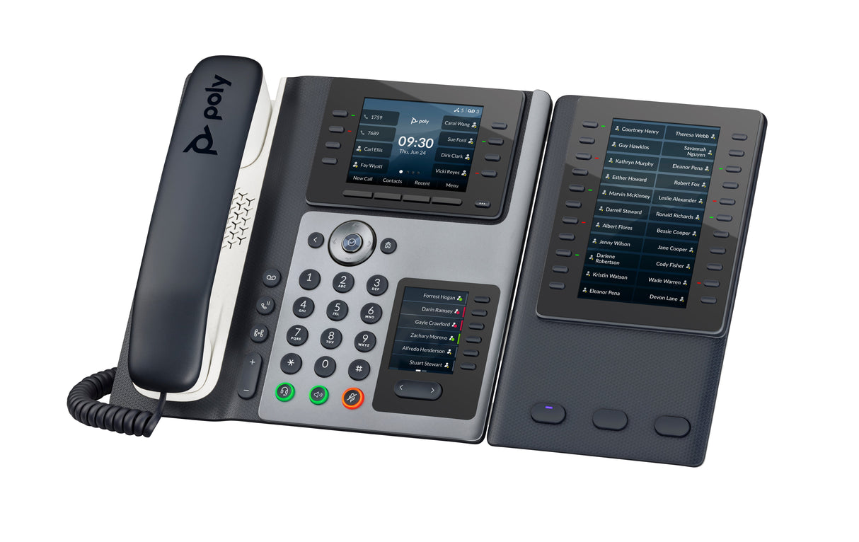 EAN 0197497341416 - HP Poly Edge E400 IP Phone and PoE-enabled teléfono IP Negro 8 líneas IPS imagen 6