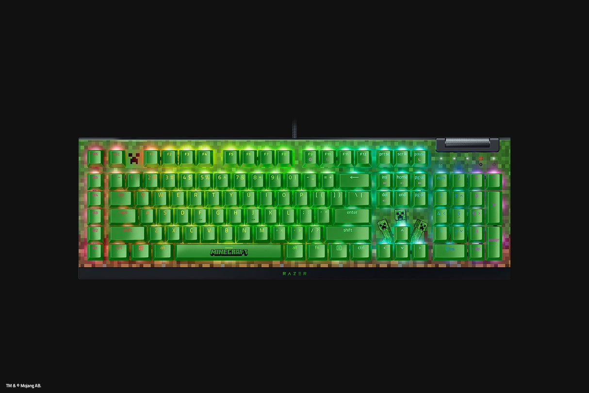 Teclado Razer Blackwidow V4 X Green Switch (Us Layout) (Rz03-04704100-R3m1)