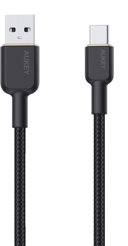 Aukey Cb-Nac1 Cable Usb-C Type-C Power Delivery Pd 60w 3a 1m Nylon Negro