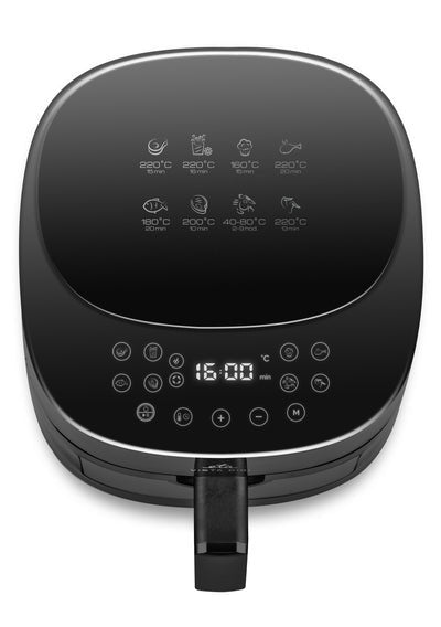 Freidora De Aire Eta Vista Digi Eta116890000 Caliente, 8 Programas, 4,3 L, Negra