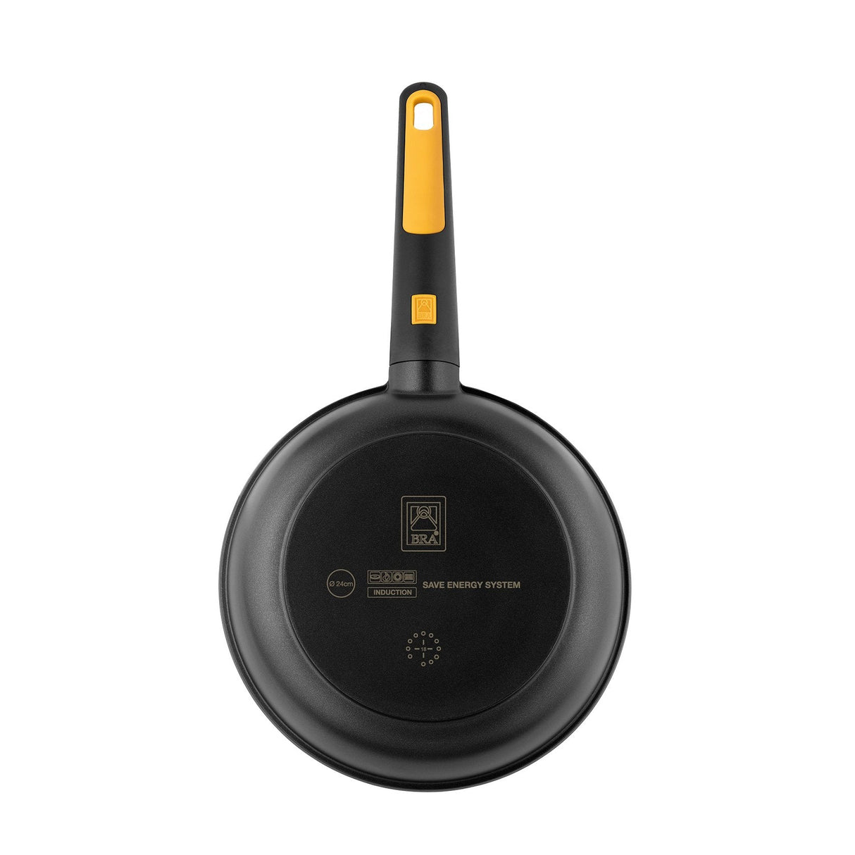 Sartén Fast Click Bra 481224 Ø24cm Espesor 5.5mm Aluminio Fundido Indeformable Teflón Antiadherente Mango Desmontable