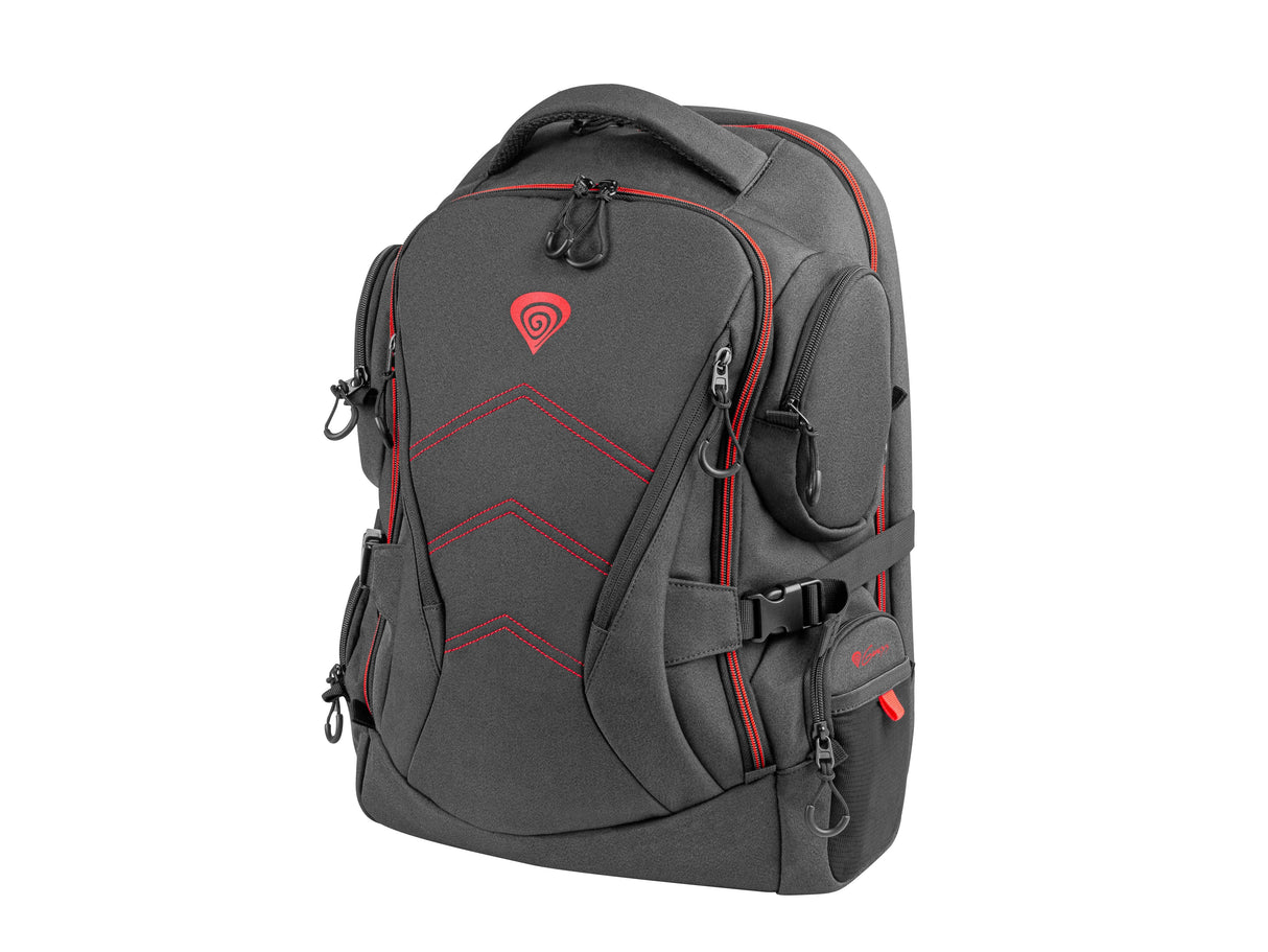 Mochila Genesis Pallad 550 Hasta 17.3 Pulgadas Negra