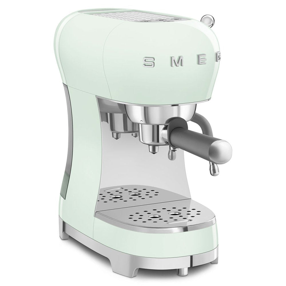Cafetera Smeg Ecf02pgeu Portaft Portaft Expreso Verde Pastel,