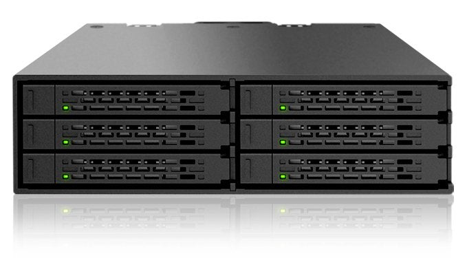 Icy Dock Mb996sp-6sb Panel Bahía Disco Duro Negro