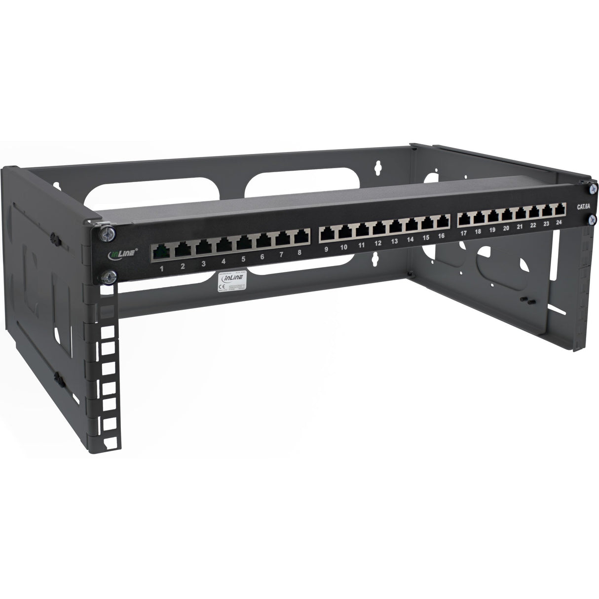EAN 4043718284801 - InLine 19104A armario rack 4U Bastidor de pared Negro imagen 2