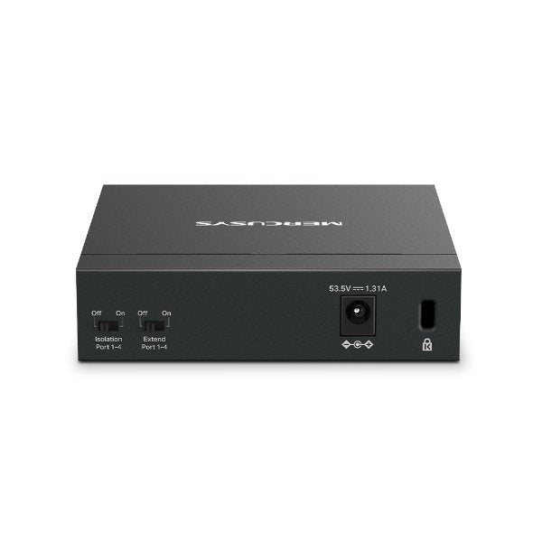 Switch Mercusys Ms105gp 5p 10/100/1000 De Estos 4p Poe+ 65w Ethernet Mini Desktop