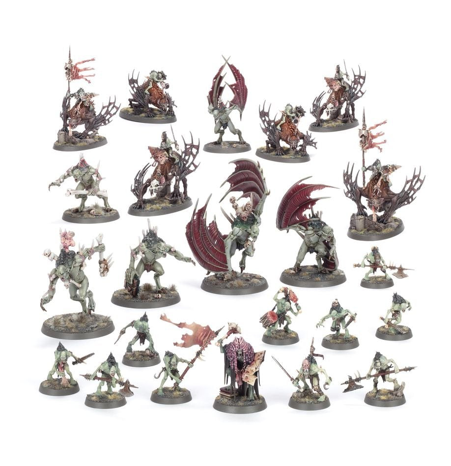 Warhammer Aos - Battleforce Noel 2024 Flesh Eater Courts : Grand Jury Du Charnier