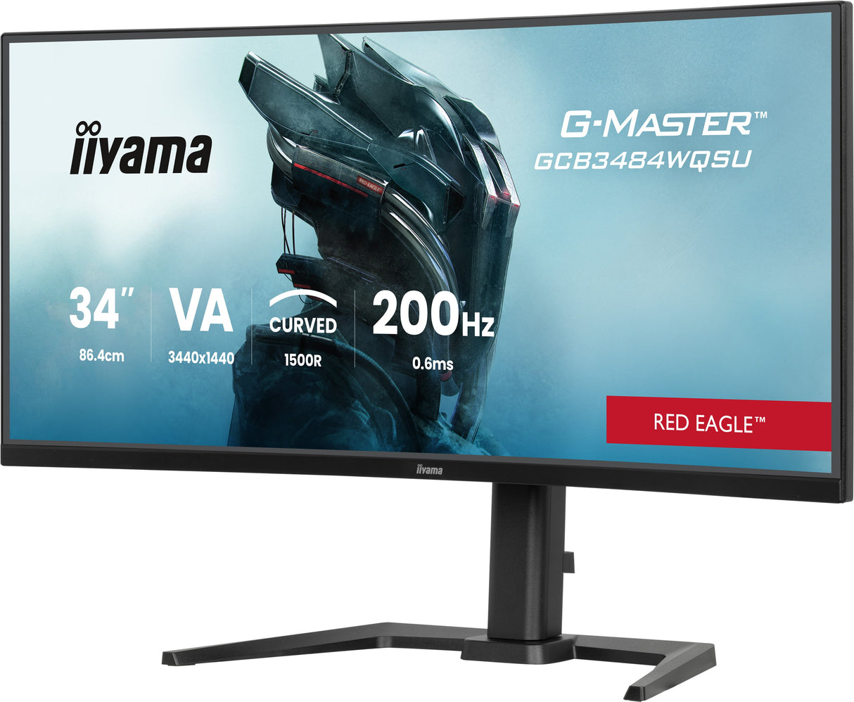 EAN 4948570127900 - iiyama G-MASTER GCB3484WQSU-B2 pantalla para PC 86,4 cm (34") 3440 x 1440 Pixeles UltraWide Quad HD LCD N imagen 4