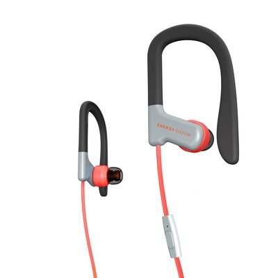 Energyauricular Earphones Sport 1 Microfono Red 429349