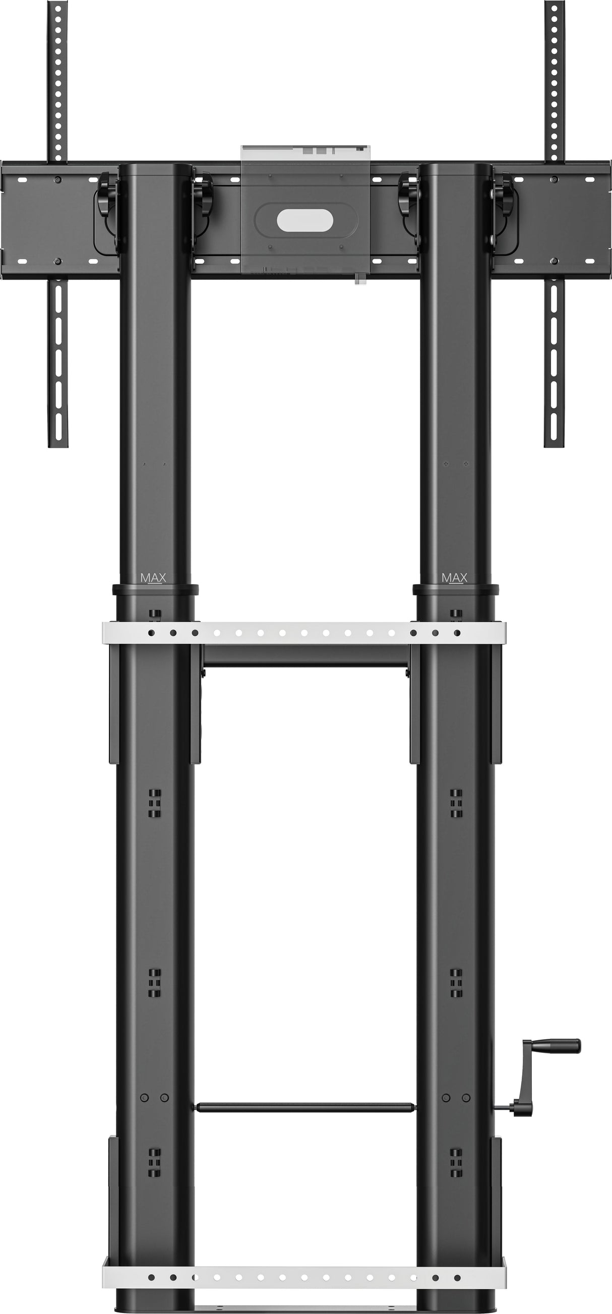 Vision X-Series Vfm-F26w Base Altura Ajustable Para Pantalla Plana 80kg Acero Negro Arenado Tamaño De Pantalla: 55"-100" Montable De Suelo A Pared