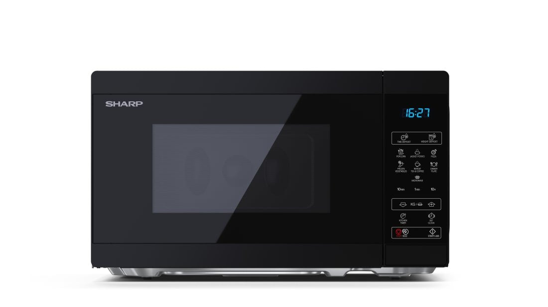 EAN 4974019161242 - Sharp YC-MS02E-B microondas Negro Solo microondas Encimera 20 L 800 W imagen 1