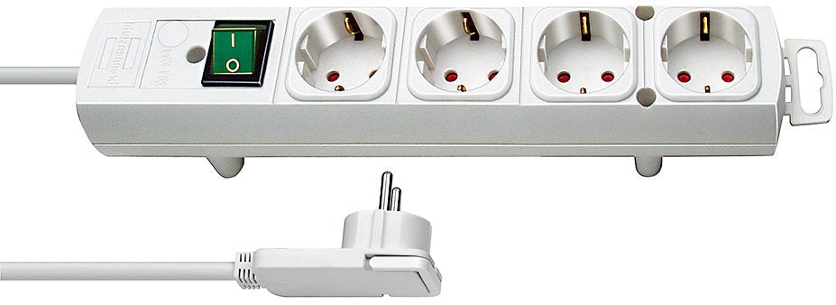 EAN 4007123641048 - Brennenstuhl 1153120100 base múltiple 2 m 4 salidas AC Interior Blanco imagen 1