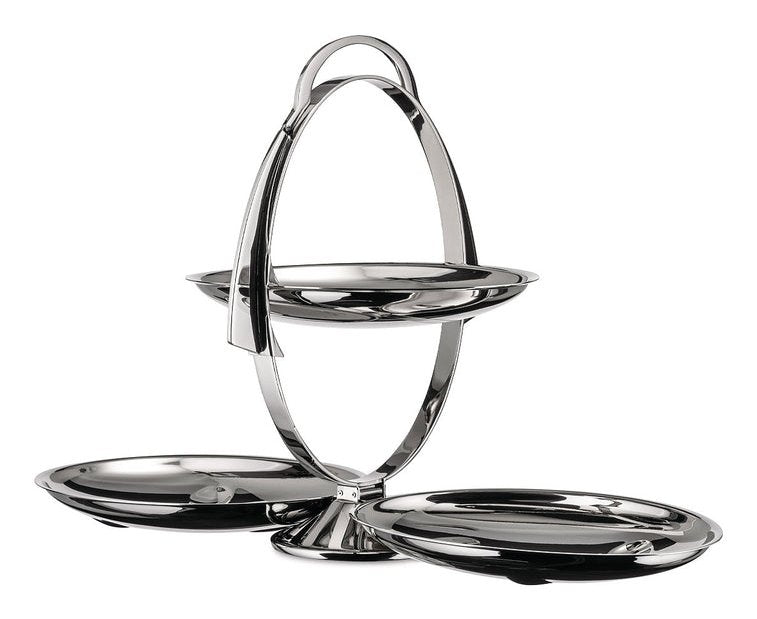 Alessi Anna Gong Fuente Para Tartas Acero Inoxidable