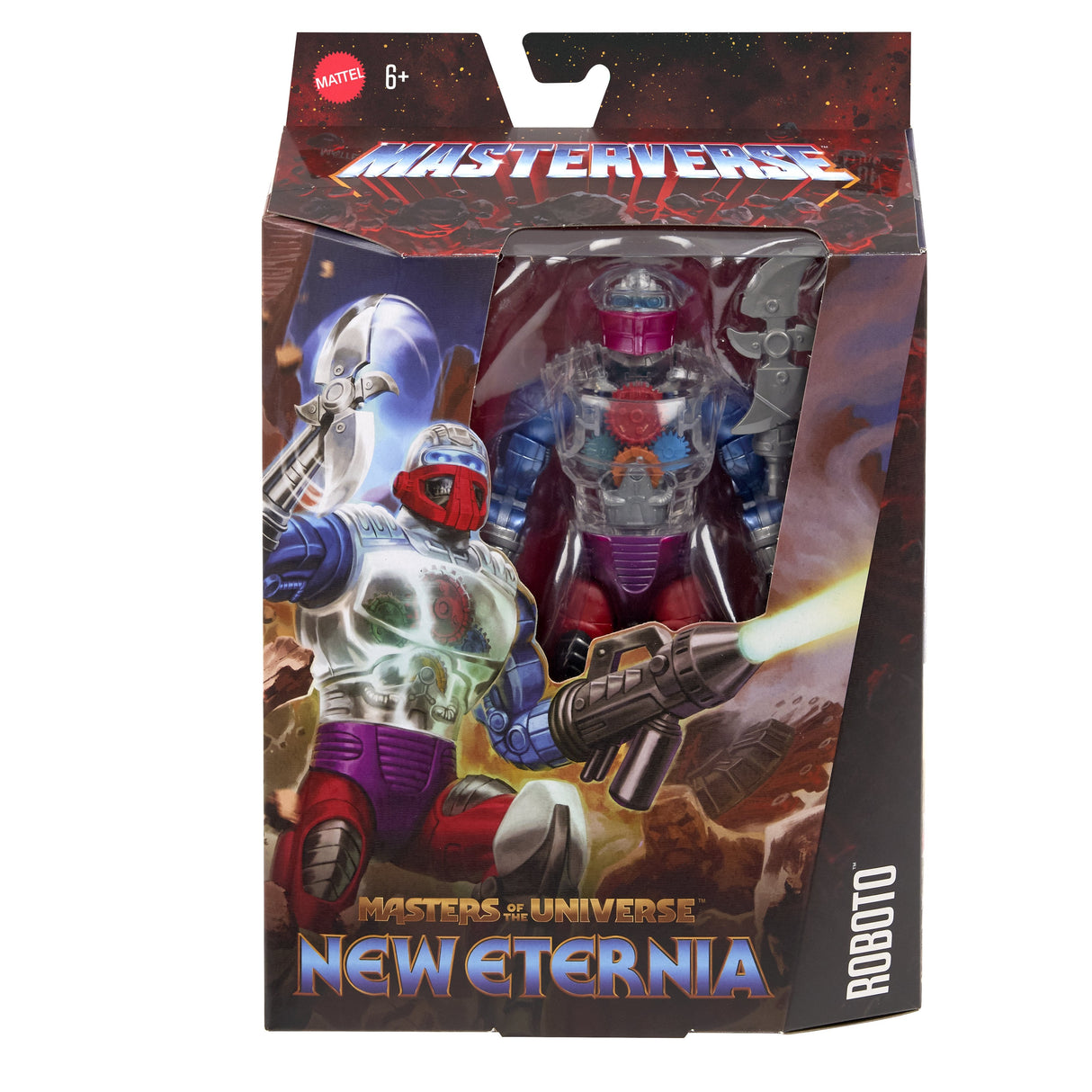 Mattel Masters Of The Universe Master Versos New Eternia Roboto, Personaje Jbp78