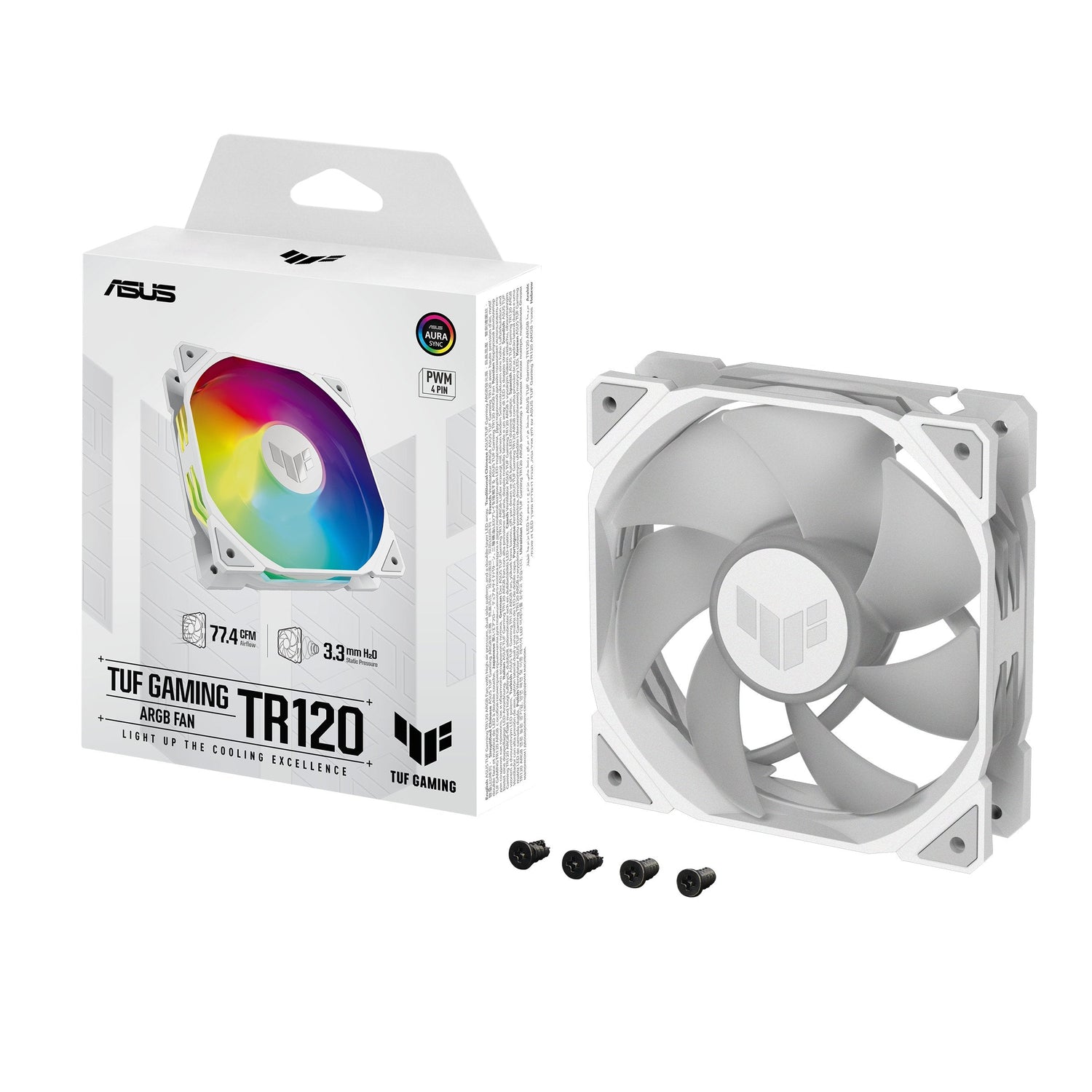 Asus Ventilador Tuf Gaming Tr120 Fan Argb Wht