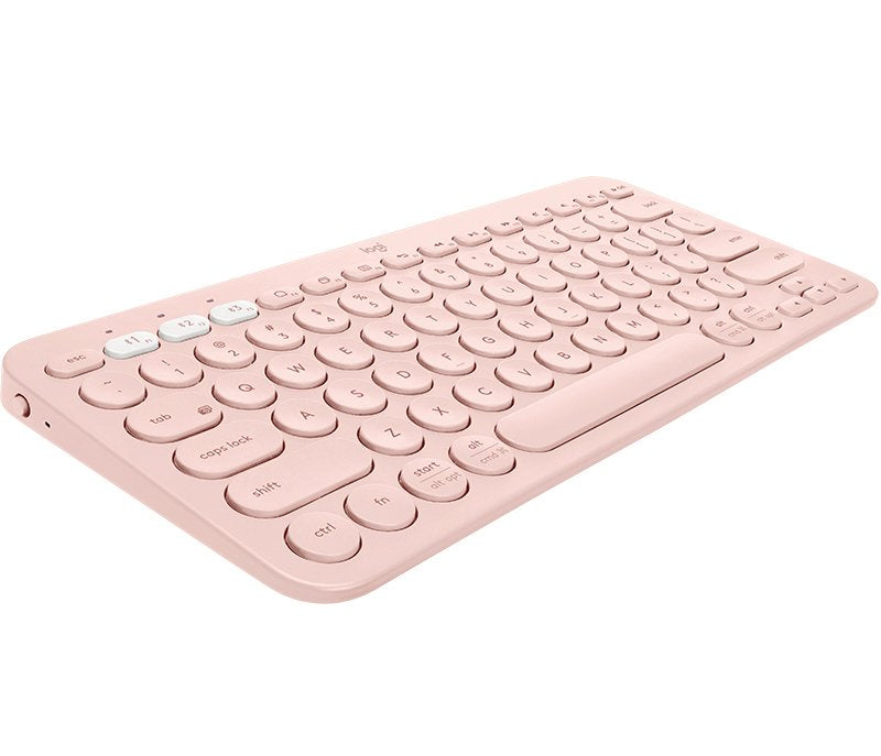 Teclado Español Logitech K380 Multi-Device Bluetooth Qwerty Rosa 920-009587