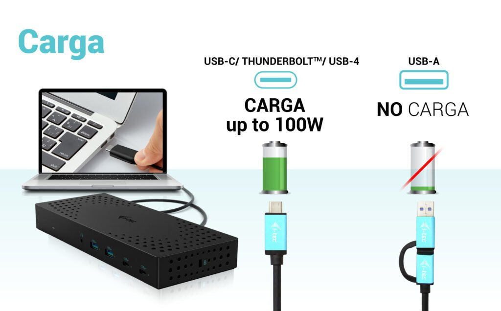 EAN 8595611706073 - i-tec CATRIPLE4KDOCKPD2 base para portátil y replicador de puertos Alámbrico USB 3.2 Gen 2 (3.1 Gen 2) Ty imagen 6