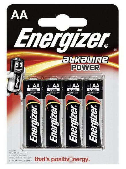 Energizer Alkaline Power Pila Alcalina Aa Lr6 Blister*4