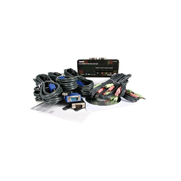 EAN 0065030822480 - StarTech.com SV411KUSB interruptor KVM Negro imagen 6