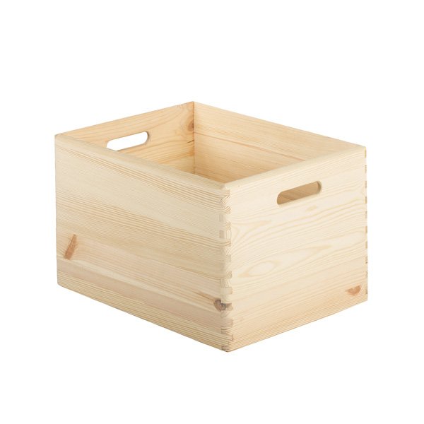 Caja De Pino 40 X 30 X 23 Cm
