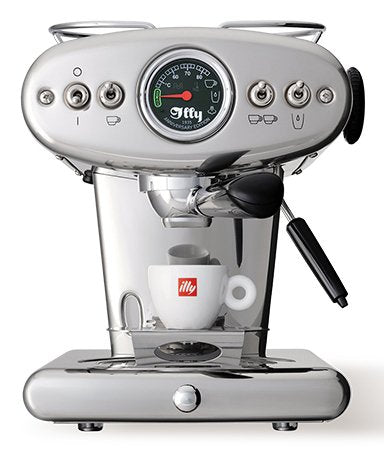 Illy X1 Anniversary Maschine Para Gemahlenen Kaffee Y E.S.E.-Pads (Edelstahl)