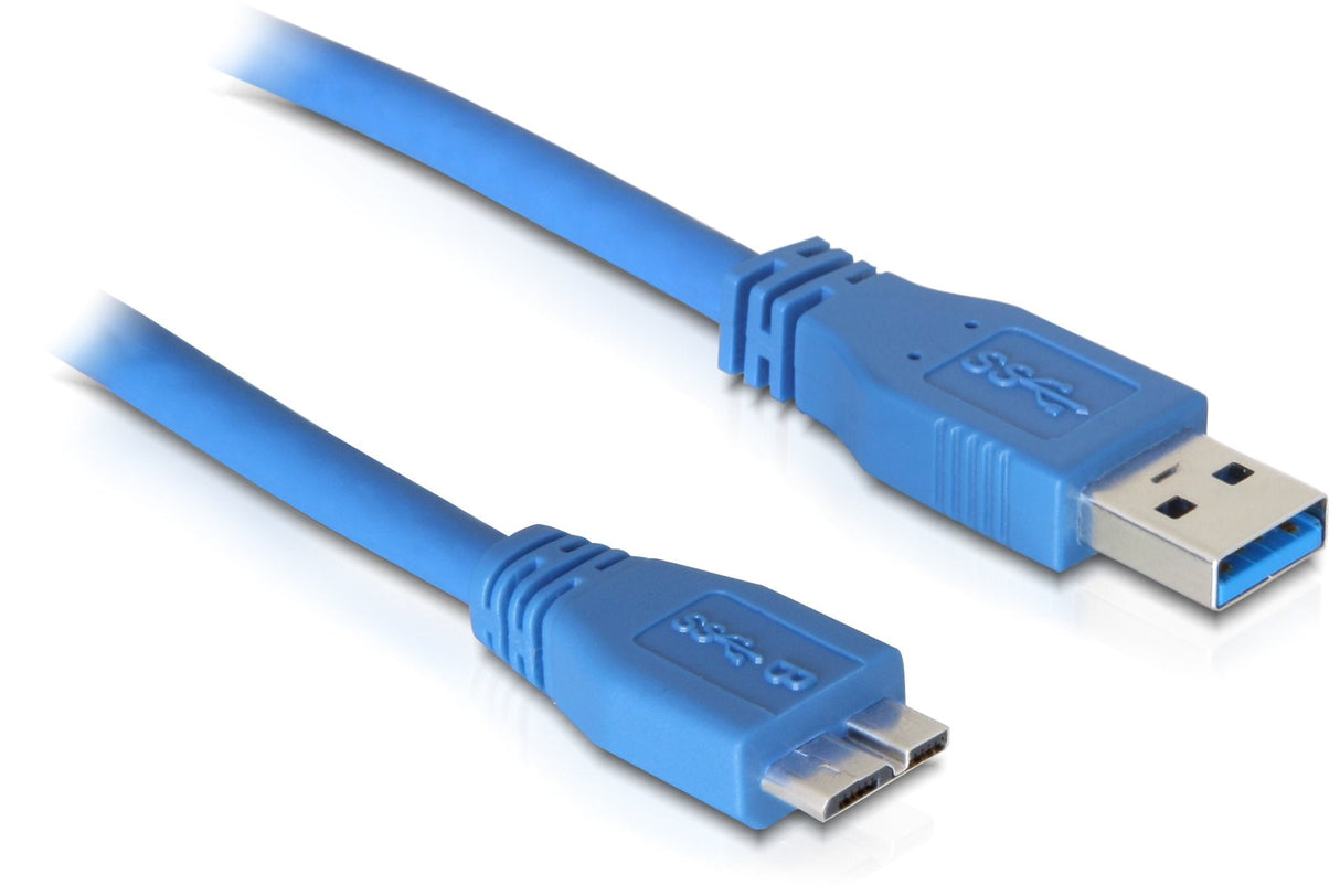 Delock Usb 5 Gbps Cable Typ-A Stecker Zu Typ Micro-B Stecker 5 M Blau