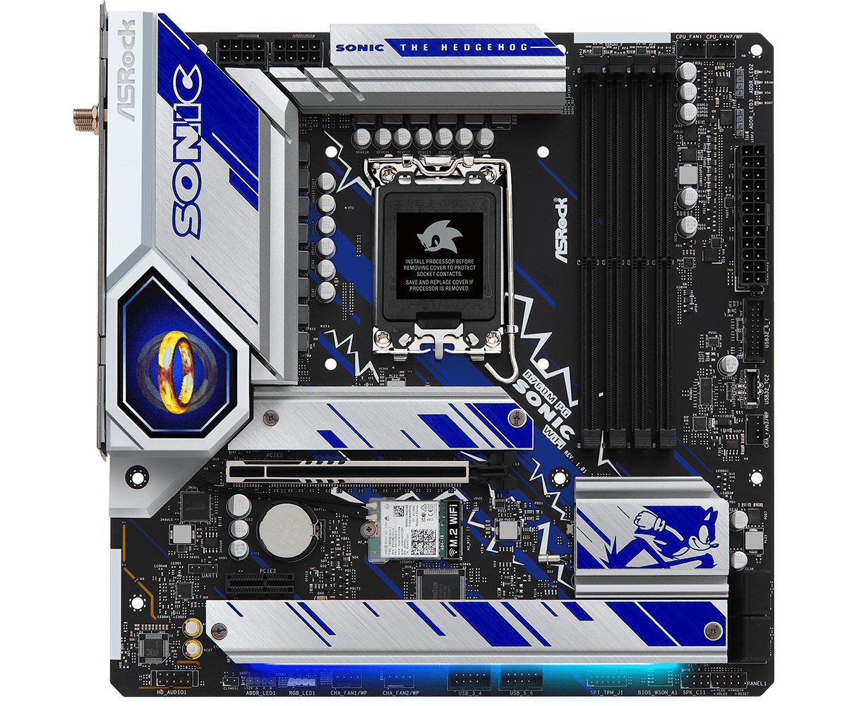 EAN 4710483941788 - Asrock B760M PG SONIC WIFI Intel B760 LGA 1700 micro ATX imagen 1