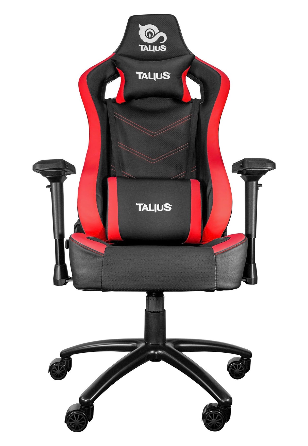 Talius Silla Vulture Gaming Negra/Roja Butterfly, Base Nylon, Ruedas Nylon, 4d