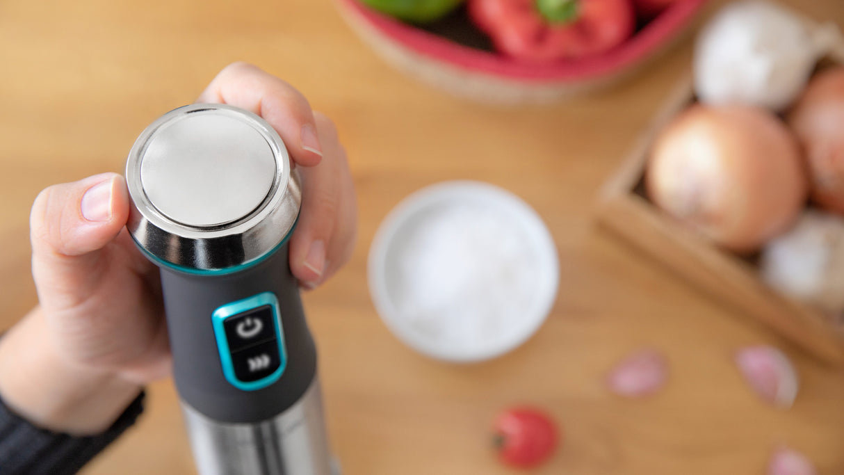 EAN 8435484042932 - Cecotec Power TitanBlack 1200 XL PerfectCream&Crush Batidora de inmersión 1200 W Negro, Verde, Acero inox imagen 7