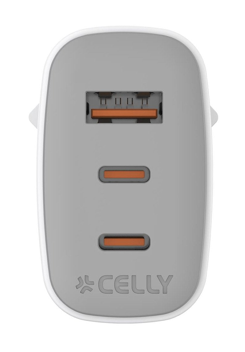 EAN 8021735212256 - Celly UPTC1USB2USBC65 cargador de dispositivo móvil Smartphone, Tableta, Teléfono Blanco USB Interior imagen 2