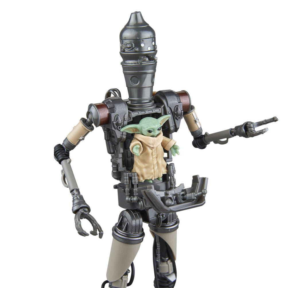 Figura Hasbro Star Wars: The Mandalorian The Black Series Ig 12 & Grogu