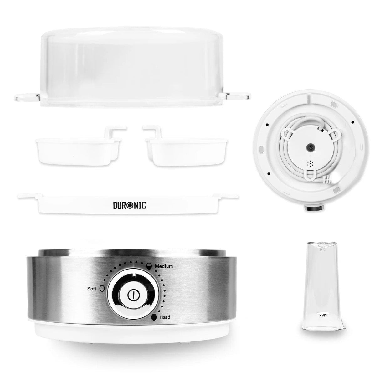 Hervidor Para Huevos Duronic Para 7 Huevos Termostato Y Minutero